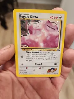 Koga's Ditto Pokemon Card Gym Challenge Set 113/132 - Image 3