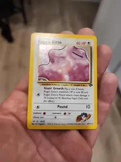 Koga's Ditto Pokemon Card Gym Challenge Set 113/132 - Image 4