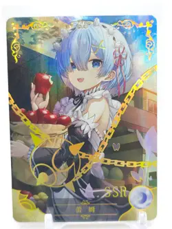 Goddess Story - Anime Waifu SSR Trading Card - 2M12 - Rem - Image 1