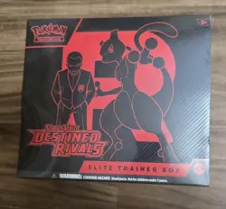 Destined Rivals ETB Elite Trainer Box Scarlet & Violet Pokemon Center NIB Card - Image 1
