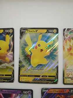 POKEMON PIKACHU CHARIZARD OVERSIZED HOLO CARD LOT OF 5 ALL DIFFERENT - Image 5