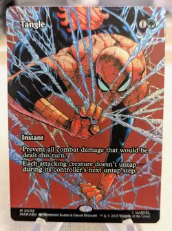 Magic The Gathering Tangle Spider-Man Foil MTG #0038 NM Card Magic The Gathering - Image 1