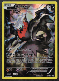 Pokemon TCG Darkrai XY114 Black Star Promo Card Lightly Played - Image 1