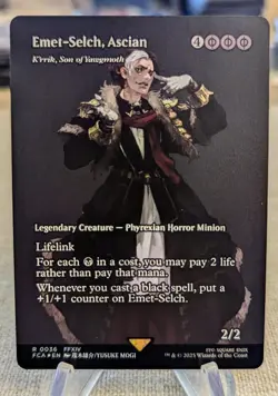 Emet-Selch, Ascian - K'rrik, Son of Yawgmoth (Showcase Foil) # 36 Final Fantasy - Image 1