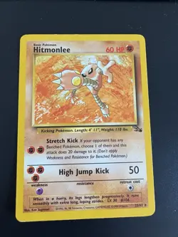 Pokemon TCG Aerodactyl, Kabutops & Hitmonlee Fossil Set Cards - Image 5