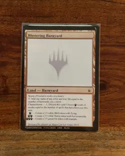 Blustering Barnyard Unknown Event Playtest Card - MTG MagicCon Atlanta 2025 - Image 1