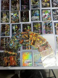 POKEMON MYSTERY LOT: 55 CARD LOT GUARANTEED RARE CARDS! - Image 1