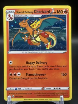 Special Delivery Charizard SWSH075 SWSH: Sword & Shield Promo Cards Holo - Image 1