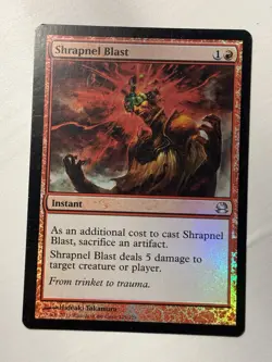Shrapnel Blast FOIL Modern Masters PLD Red Uncommon MAGIC MTG CARD - Image 1