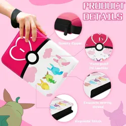 Card Binder for Pokemon Cards Holder Fits 900 Cards w/ 50 Removable Sleeves - Image 2
