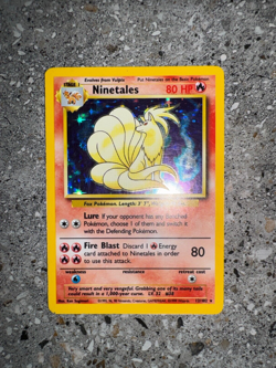 Pokemon TCG Cards Ninetales 12/102 Base Set Holo Rare LP-MP - Image 4