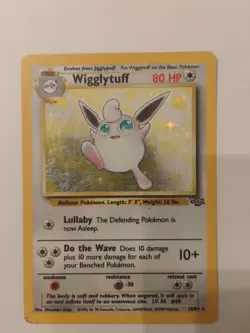 Pokemon TCG Wigglytuff Holo Rare Card 16/64 Jungle - Image 1
