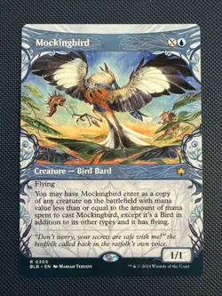 MTG Mockingbird (Showcase) - Bloomburrow (BLB) NM - Image 1