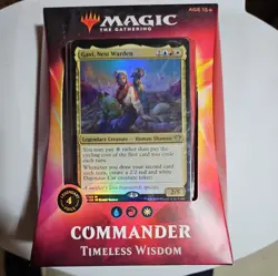 (SEALED, New) MTG Timeless Wisdom Commander Pre-con Ikoria 2020 English 630509943579 - Image 1