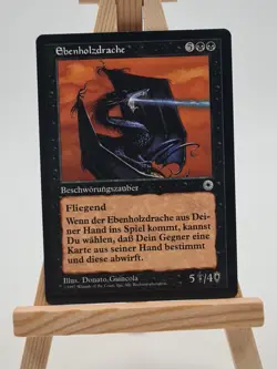 Ebenholzdrache Portal Magic Karte MTG deutsch (Ebon Dragon) - Image 1