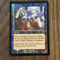 VENDETTA Foil 1999 Mercadian Masques MTG Light Play LO - Image 1