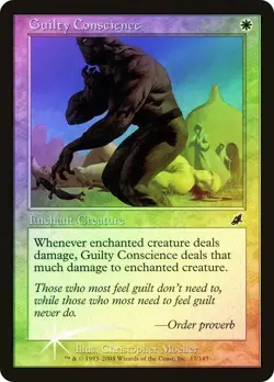 MTG - Scourge FOIL Guilty Conscience! Near Mint! FREE SHIPPING! - Image 1