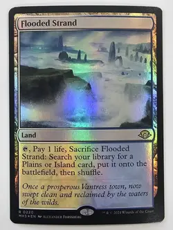 Flooded Strand Foil 220- Modern Horizons 3 MTG Magic the Gathering - Image 1