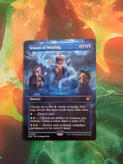 Season of Weaving (Borderless) Bloomburrow Regular - Image 1