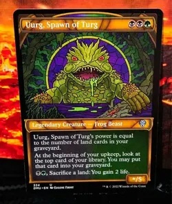 magic the gathering - Uurg, Spawn of Turg - Legendary Creature - Frog Beast - UC - Image 1