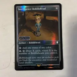 2024 MAGIC THE GATHERING INTELLIGENCE BOBBLEHEAD 073/500 #1061 SERIALIZED - Image 1