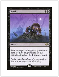 1x Persist, Modern Horizons 2, Magic the Gathering MTG NM - Image 1