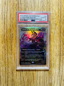 Magic The Gathering Bloomburrow Raised Foil Liliana of the Dark Realms 94 PSA 10 - Image 1
