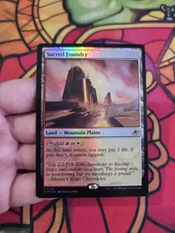 Sacred Foundry Edge of Eternities Foil MTG NM - Image 1