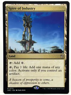 Spire Of Industry NM/M* Aetherdrift Commander ENGLISH 0172 mtg -UnltdCards - Image 1