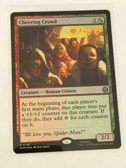 Cheering Crowd Marvel's Spider-Man Foil 126 - Image 1