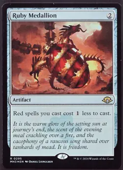 Ruby Medallion - 295 Foil MTG MH3 - Image 1