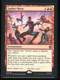 Spider-Verse 2025 Magic: The Gathering Marvel's Spider-Man #93 Mythic - Image 1