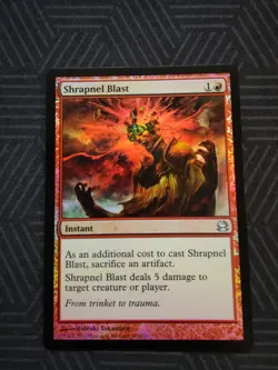 mtg shrapnel blast foil modern masters - Image 1