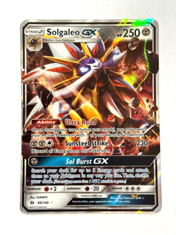 Pokemon TCG Solgaleo GX 89/149 Holo Ultra Rare Sun & Moon Base Set - Image 1