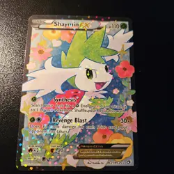 Pokemon Shaymin EX Full Art Card - Radiant Collection RC21/RC25 LP - Image 1