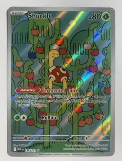 Pokemon TCG Shuckle Full Art Mega Evolutions Illustration Rare 136/132 NM - Image 1