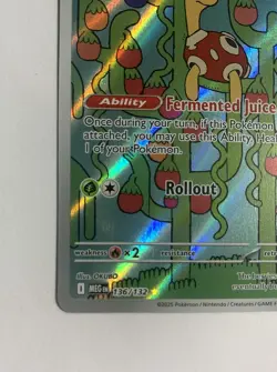 Pokemon TCG Shuckle Full Art Mega Evolutions Illustration Rare 136/132 NM - Image 5