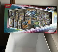 Pokemon Prismatic Evolutions Lucario/Tyranitar EX Prem Collection(FREE SHIPPING) - Image 1