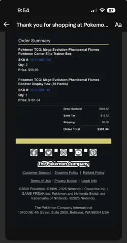 Pokemon TCG: Phantasmal Flames Booster Box ✅CONFIRMED PRESALE✅ - Image 2