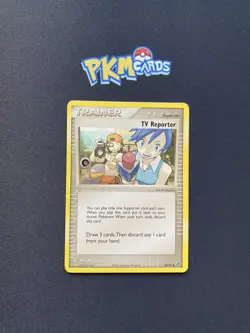 Pokemon TCG TV Reporter EX Dragon 88/97 Regular LP. - Image 1