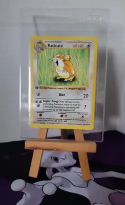 Raticate #40/102 1st Edition Shadowless Base Set Pokemon TCG - Image 1