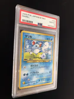 2000 POKEMON JAPANESE NEO MARILL #183 PSA 10 Gem Mint Old Cert - Image 2
