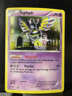 Pokemon (GALAXY SWIRL) Sigilyph Cosmos Holo 52/124 DRX Dragons Exalted LP/NM - Image 1