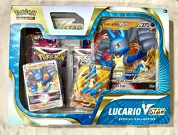 Pokemon Lucario Vstar Premium Collection Box - 6 Booster Packs New Unopened Box 820650851247 - Image 2