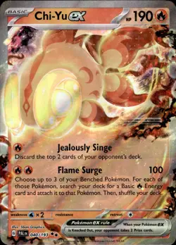 Chi-Yu ex - Double Rare - Paldea Evolved 040/193 - MINT - Pokemon - Image 1