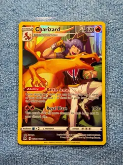 English Pokemon Charizard TG03/TG30 Swsh11: Lost Origin Trainer Gallery Holo - Image 1