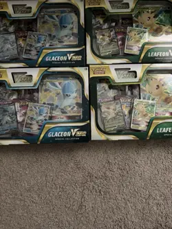 Pokemon TCG: 2x Leafeon & 2x Glaceon VSTAR Special Collection - Image 1