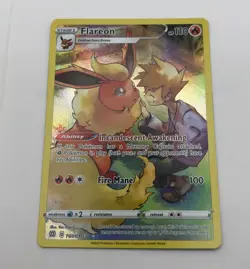 Pokemon TCG Flareon TG01/TG30 Brilliant Stars Trainer Gallery Holo Rare - Image 1