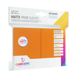 GameGenic Card Protection Matte Sleeves - Orange (10 Packs of 100) New - Image 1
