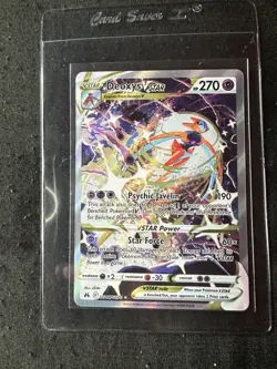 Pokemon Deoxys VSTAR TCG Crown Zenith Galarian Gallery GG46/GG70 Ultra Rare Card - Image 1